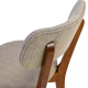 Kit 2 Cadeiras de Madeira Maciça Estofada Canela Maite 40 X 47 Cm