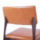 Conjunto 2 Cadeiras Alessa Metal Cor Aço Corten Encosto Malibu