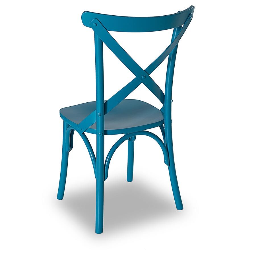 Cadeira com Assento Anatômico e Encosto X Paris Azul