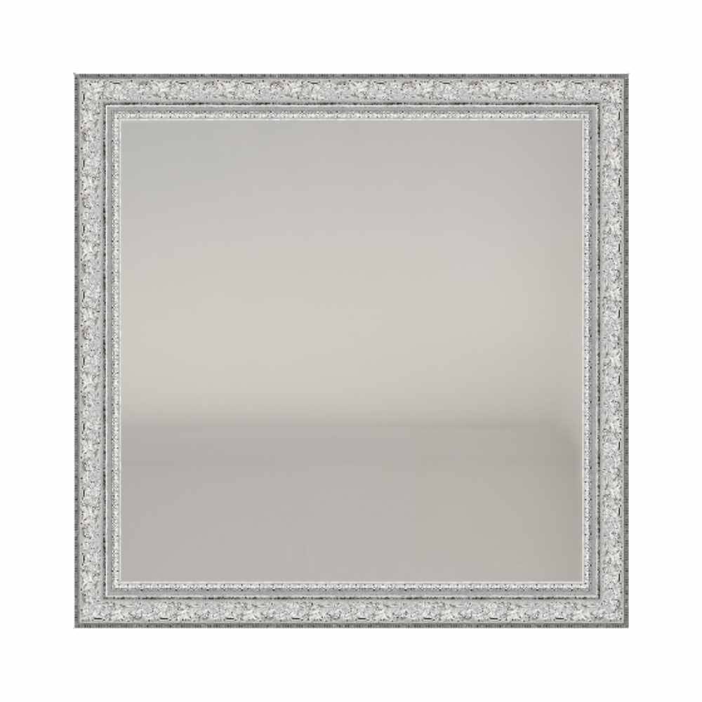 Espelho com Moldura Picasso 121 X 121 Cm Prata