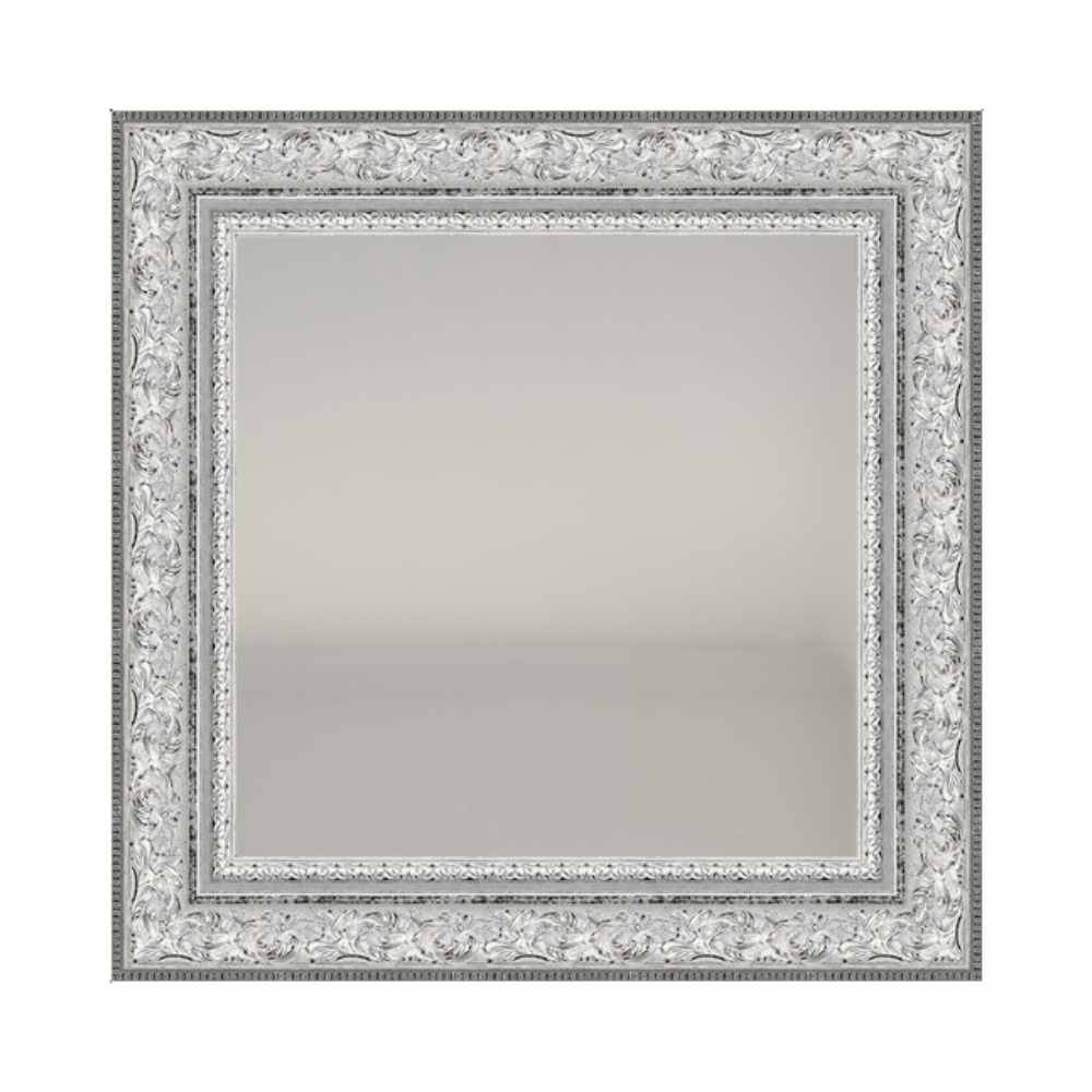 Espelho com Moldura Picasso 71 X 71 Cm Prata