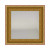 Espelho com Moldura Monet 72 X 72 Cm Dourado