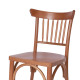 Cadeira de Madeira Confortável Encosto Ripado Havanna Imbuia