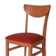 Cadeira de Madeira Confortável Lisboa Assento Estofado Imbuia