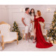 Sofá e Poltrona do Papai Noel para Ensaio Fotográfico Cor Dourado